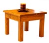 Tavolino da salotto arte povera in legno massello varie misure cm 60 x 60 x h 60   COD.010
